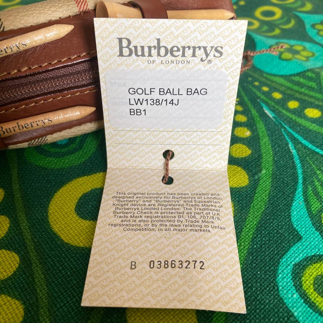 【Rakutao公式アカウント01様】☆Burberry☆ゴルフボール☆ケース
