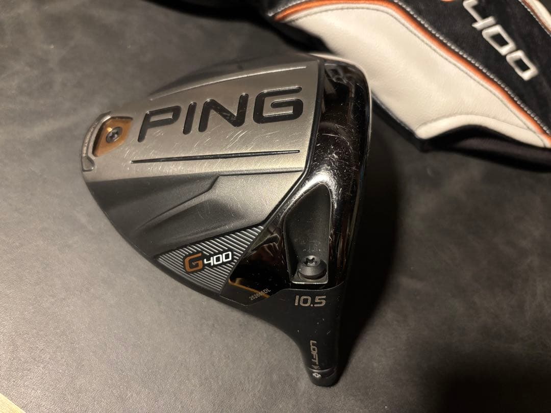 PING G400 ヘッド+ヘッドカバー(スリーブ付)