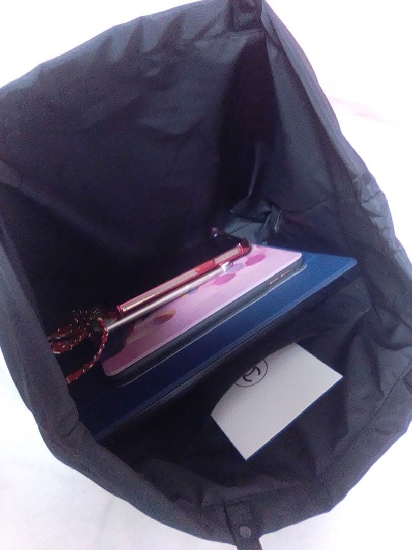 CHANEL MAKEUP ブラック ナイロントートバッグ