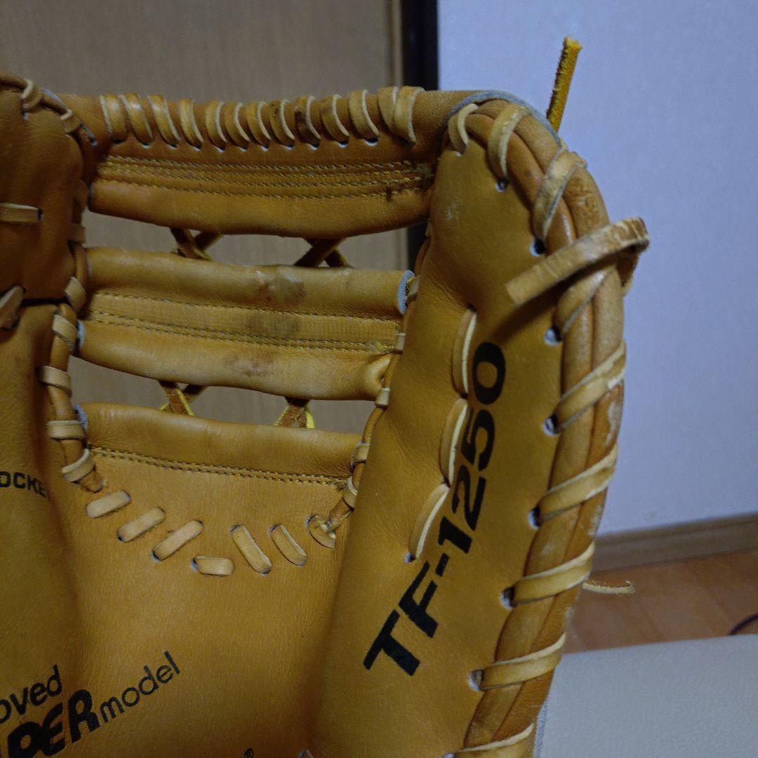 美津和タイガーヴィンテージ品　一般軟式用ファーストミット　小さめ