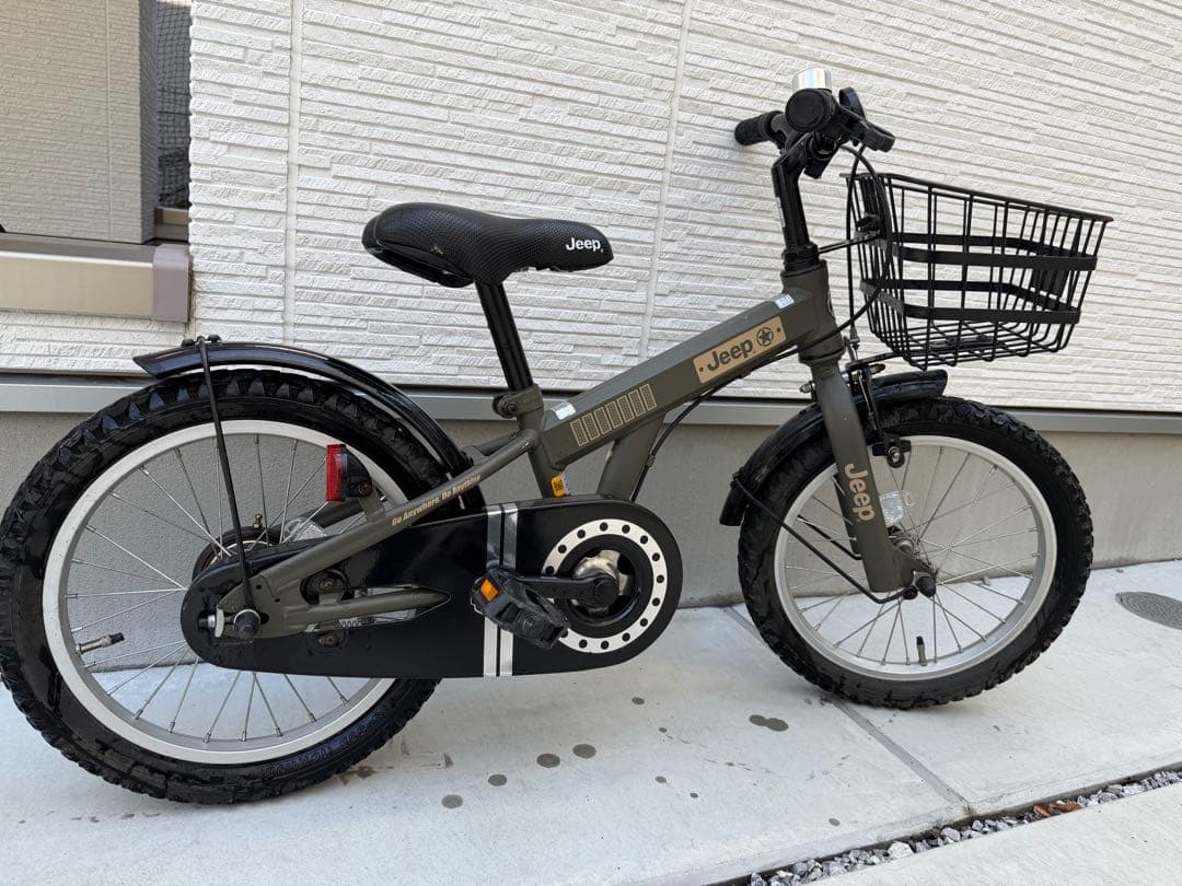 Jeep 子供用自転車 16インチ カーキ