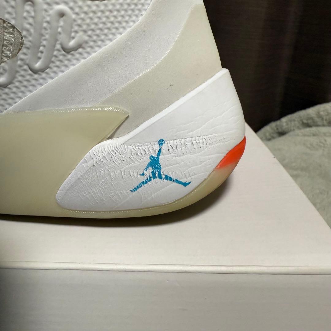 Jordan ルカ1 ホワイト/ターコイズ バスケットシューズ