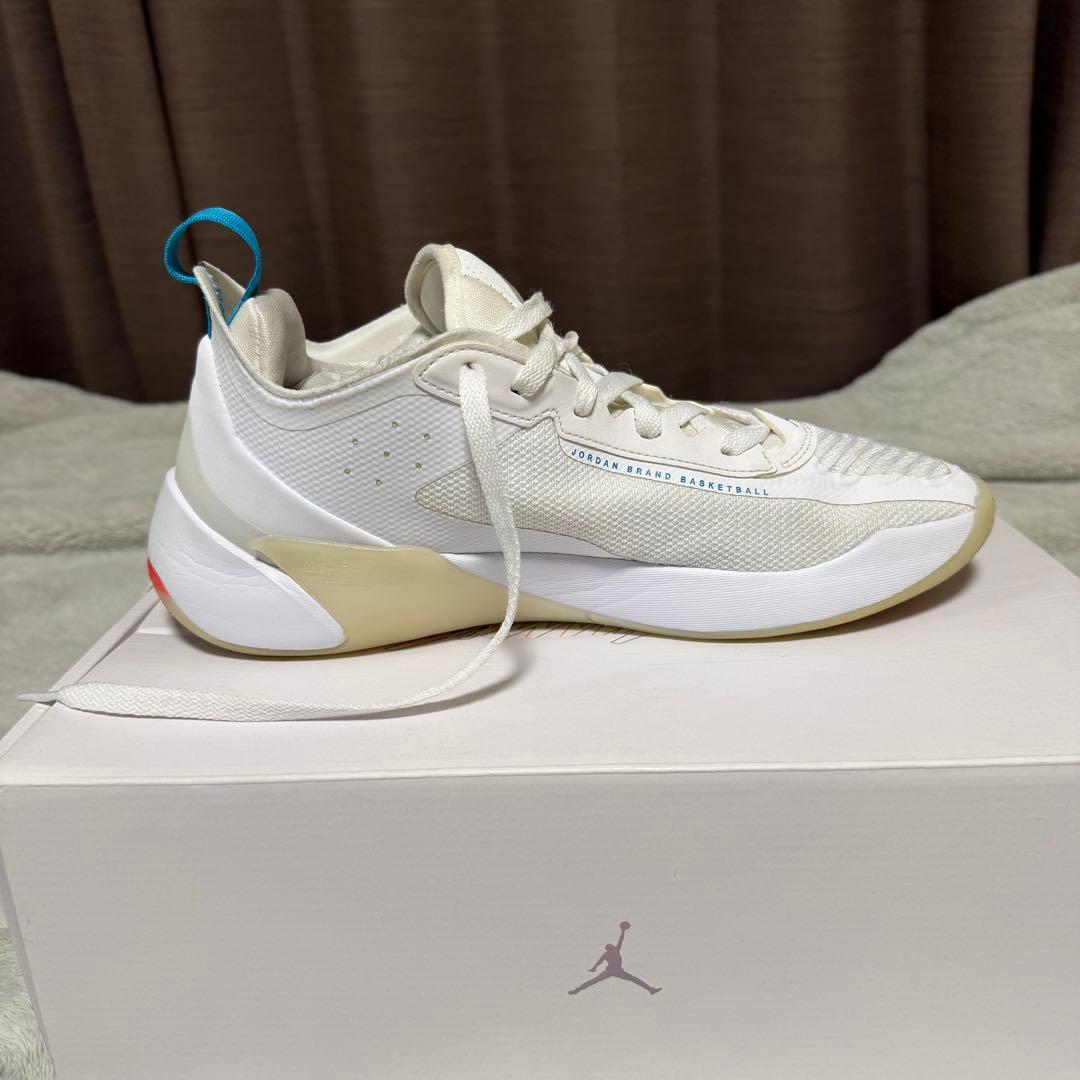 Jordan ルカ1 ホワイト/ターコイズ バスケットシューズ