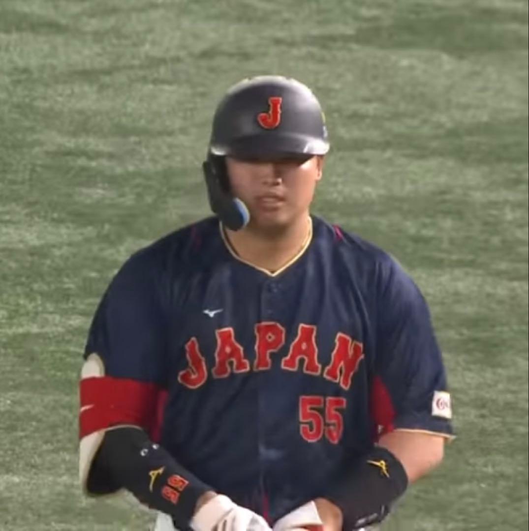 村上宗隆　2023WBC 日本代表 ビジター　ユニフォーム 55 Oサイズ
