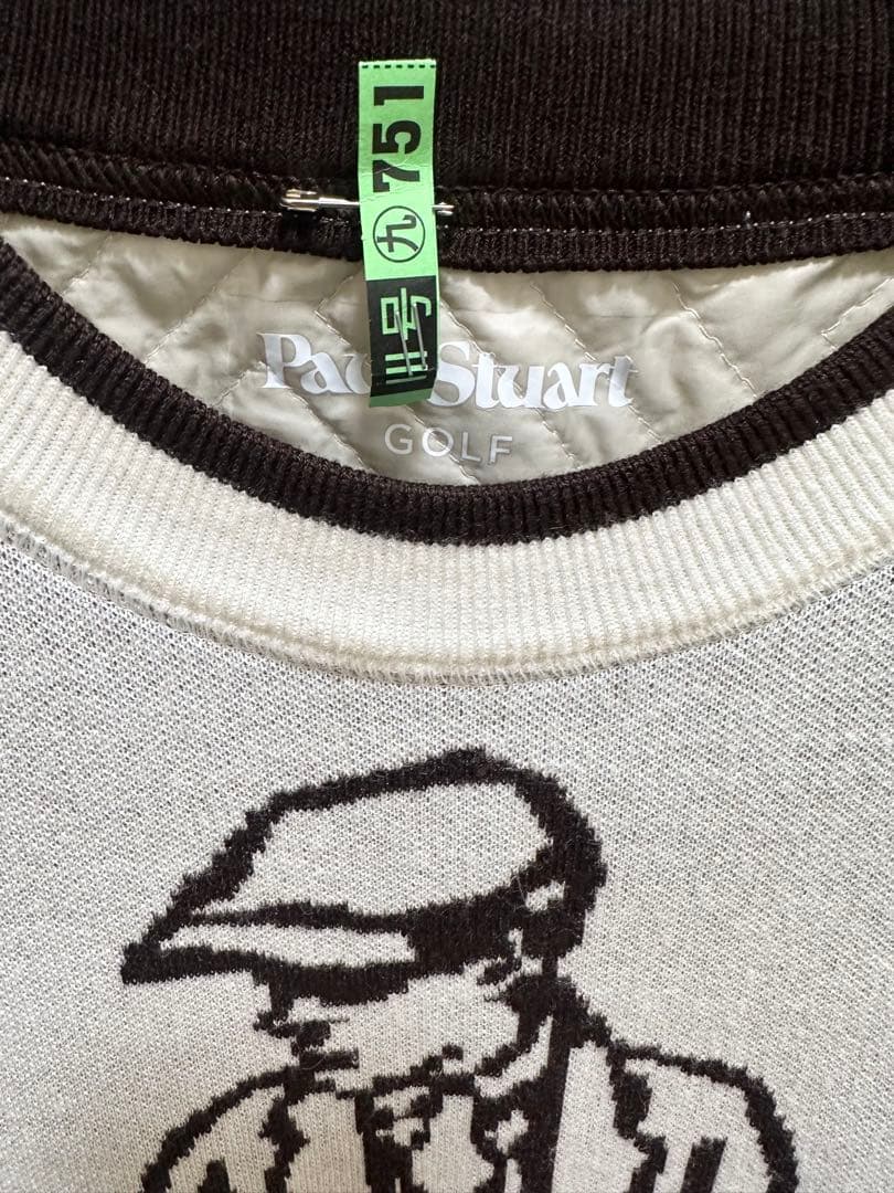 Paul Stuart GOLF MOFジャガードニット 定価44,000円