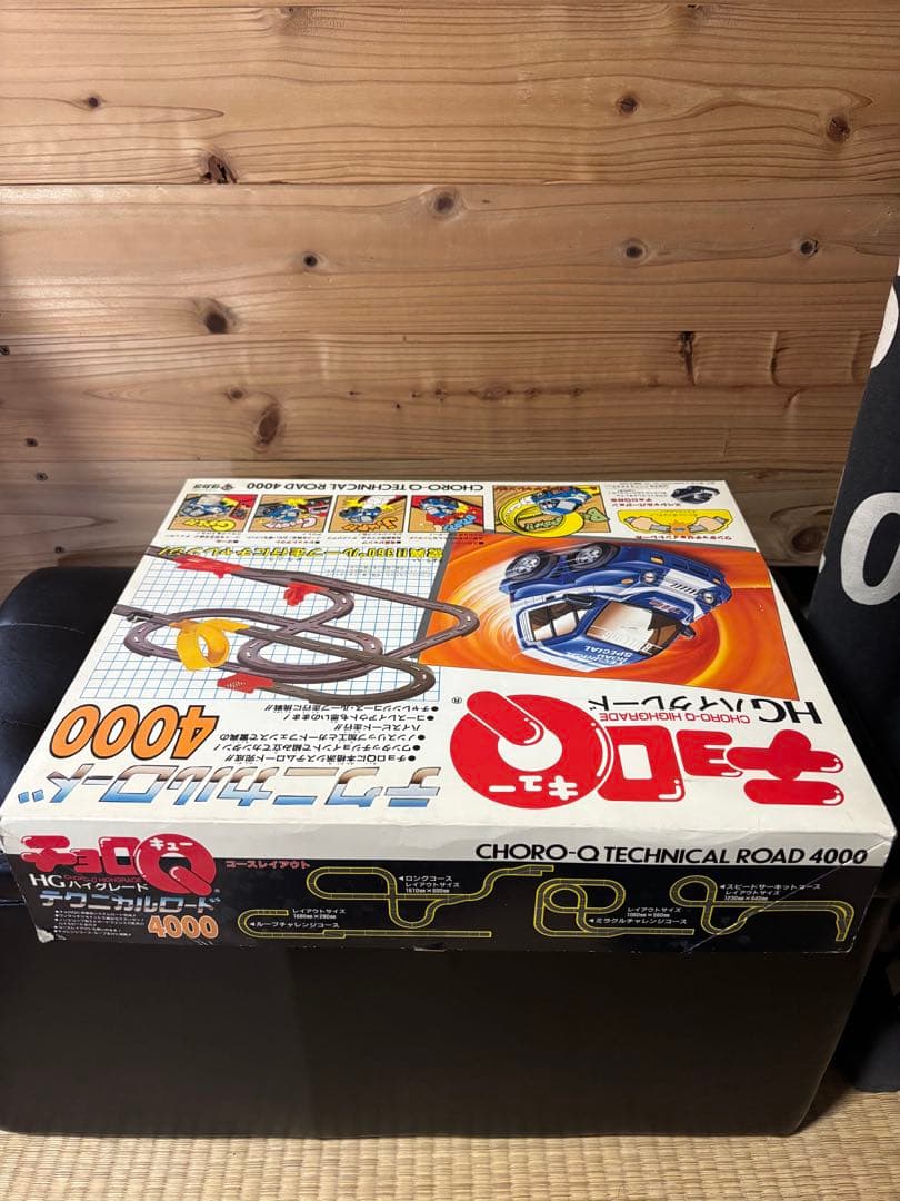 チョロQ テクニカルロード4000 箱・説明書あり 動作OK チョロQは一部破損