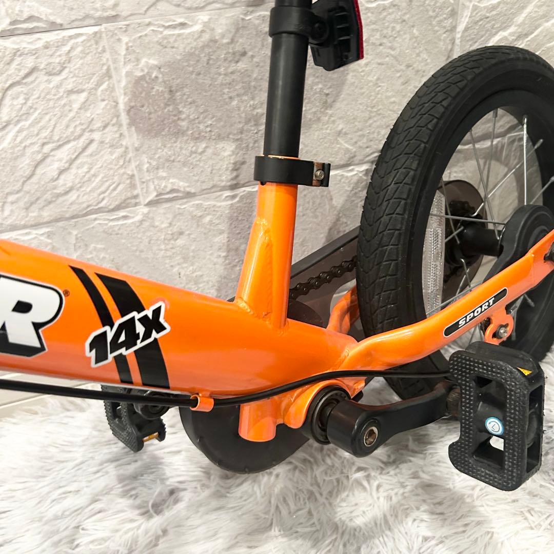 【美品　動作良好】ストライダー14X 子供用自転車 オレンジ　キックバイク