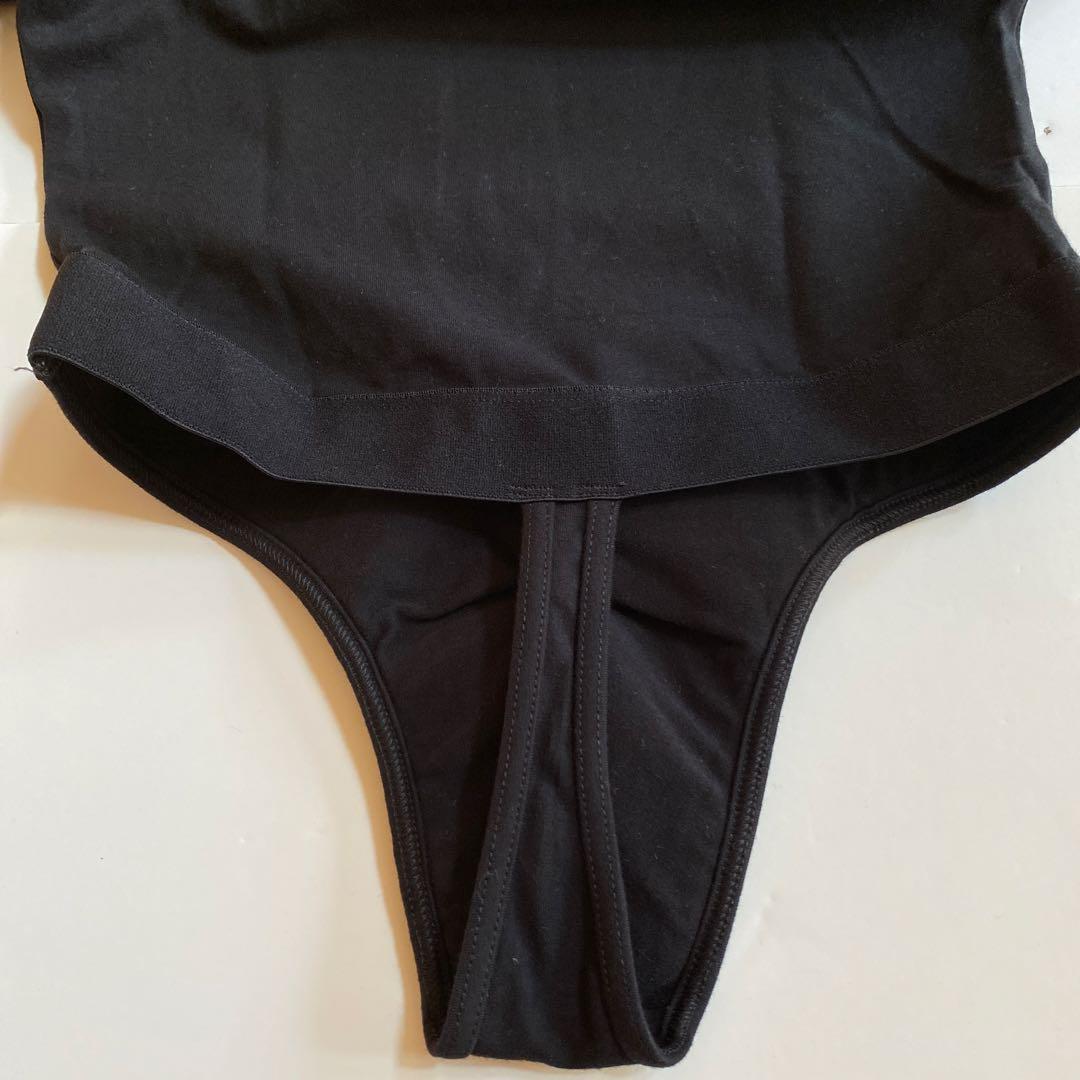 Wear Moi ブラック Vネック レオタード　メンズ　バレエ　ウェア