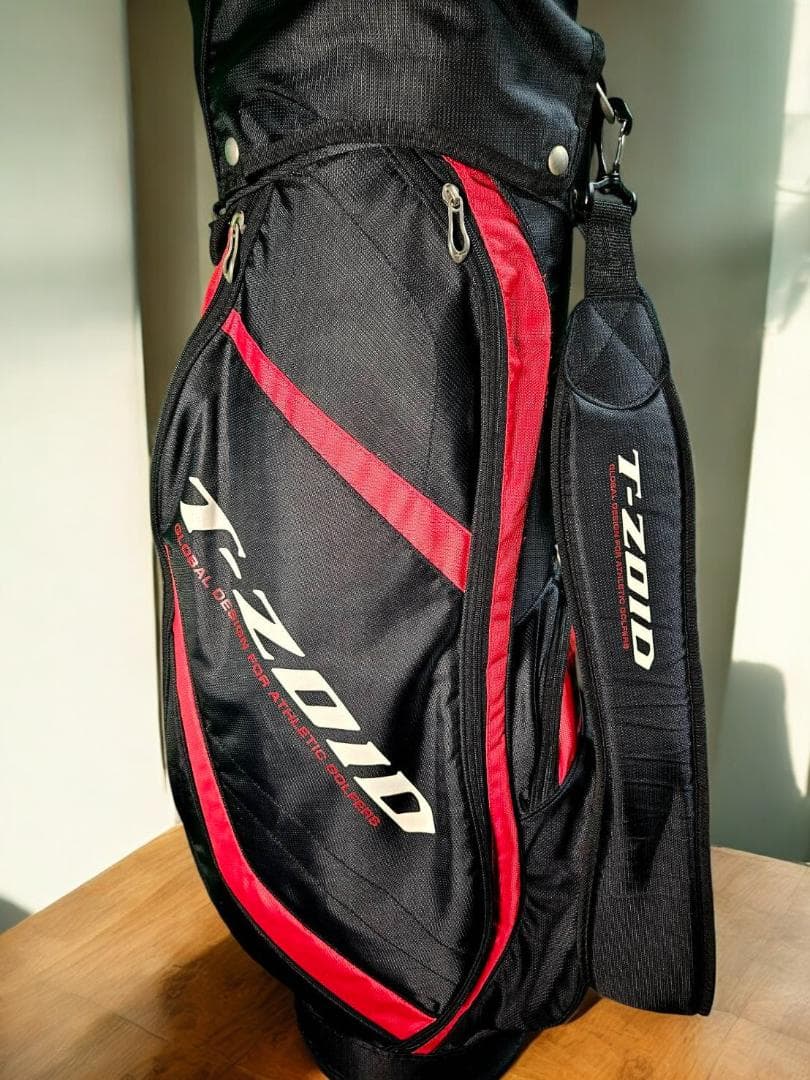 送料無料/美品　Mizuno T-ZOID ゴルフバッグ・キャディバッグBK