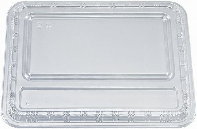 ★使い捨て容器　弁当容器 BS黒 耐熱-84-5 [透明蓋セット]