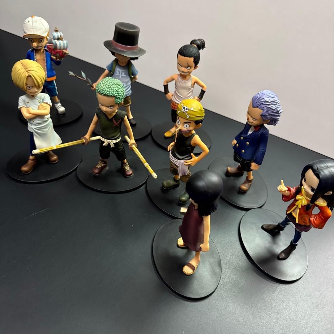 ONE PIECE ワンピース デラックス DX フィギュア 幼少期 9体セット