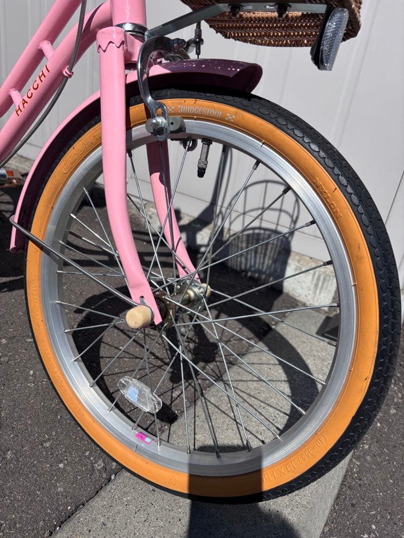 HACCHI 子供用自転車 ピンク 20インチ　お引き取り限定
