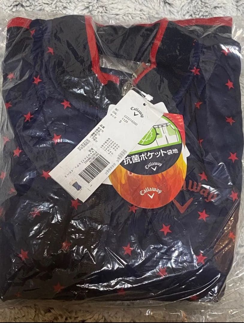 【ネイビーS】 キャロウェイ レディース 中綿 フルジップベスト スター