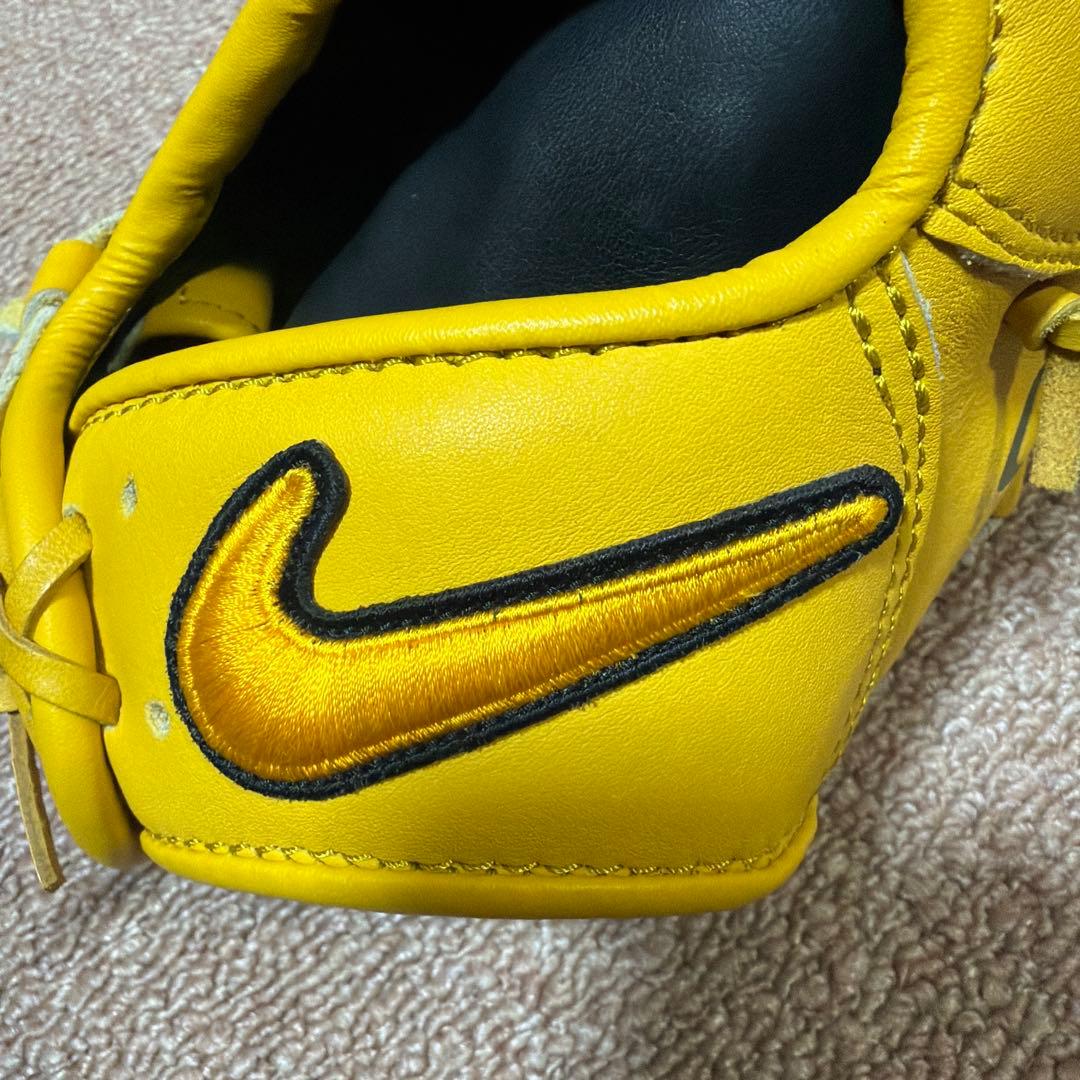 【美品】NIKE DIAMOND READY GATE 軟式グローブ 黄色