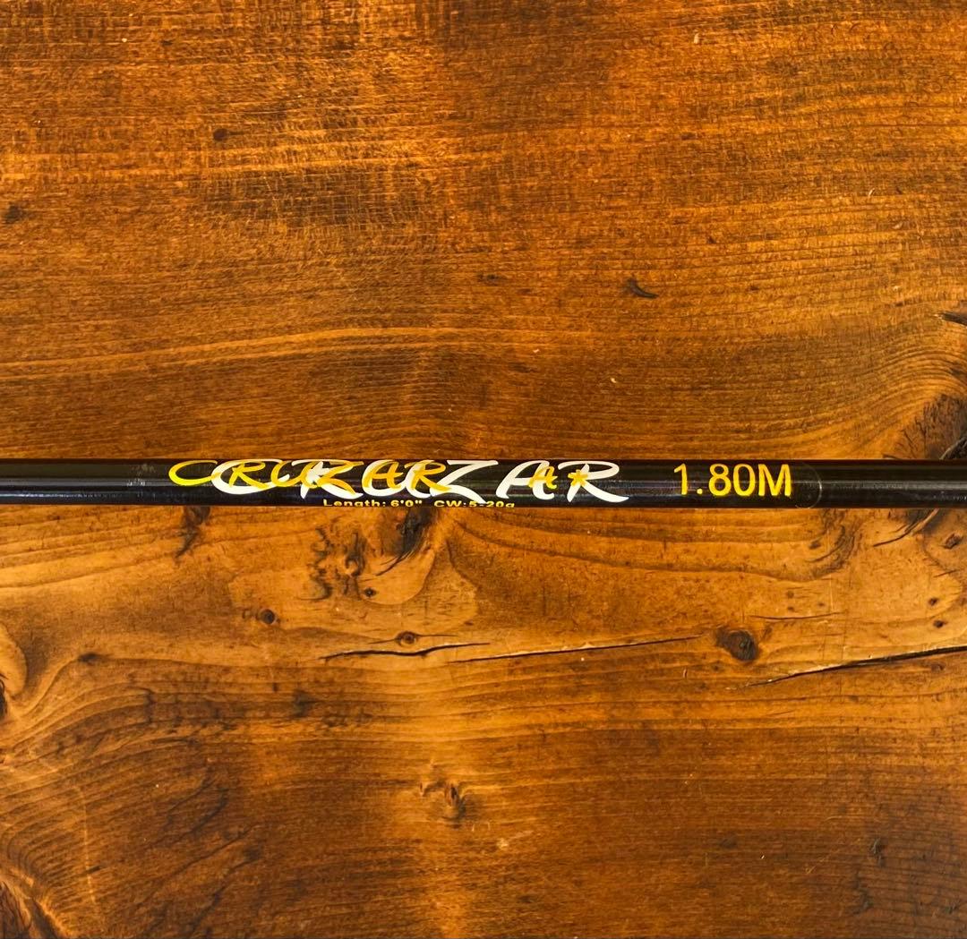 2ピースロッド　6ft 1.8M バス釣り　ベイトロッド　カーボンロッド 新品
