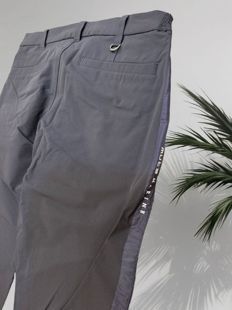 【新品】ムータマリン　ロングパンツ　グレー　メンズ　Ｌサイズ