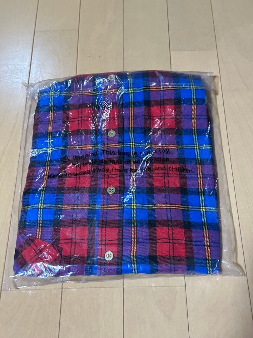 ZUMBA WEAR チェックシャツ 赤・青