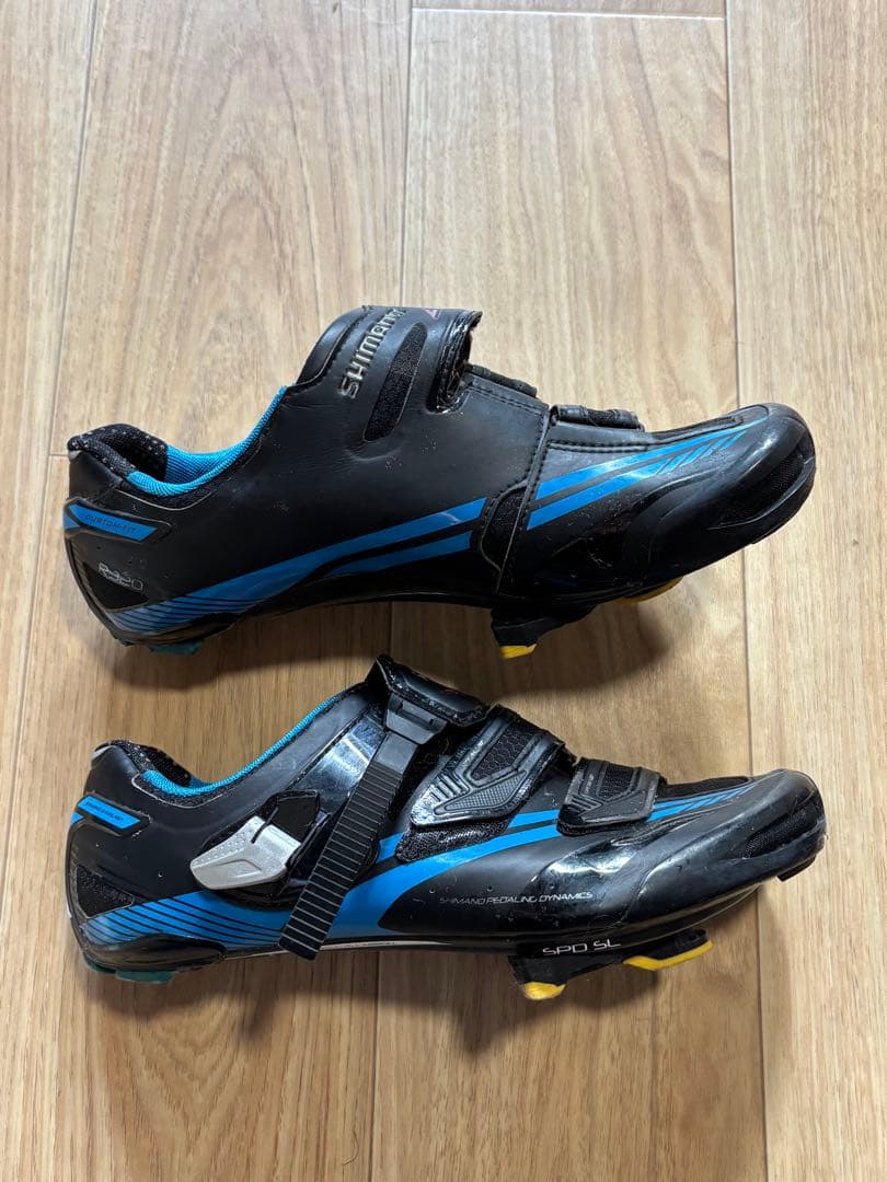 SHIMANO R320 ビンディングシューズ SPD-SLクリート付き