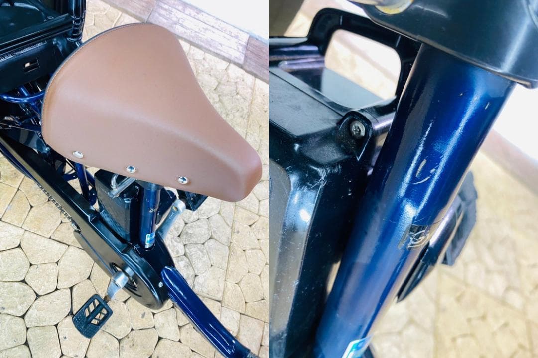 送料無料 １年保証 新品部品 整備士 子供乗せ１６Ah　ギュット　DE電動自転車