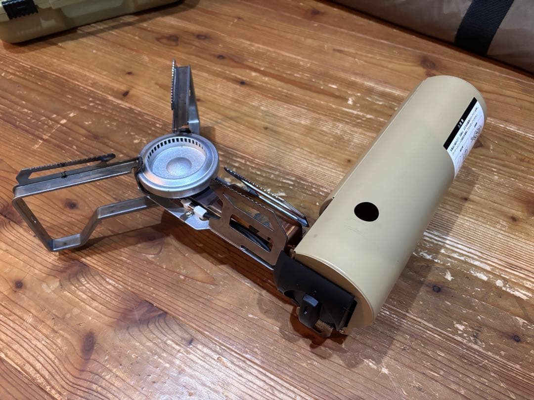  peak アウトドア折りたたみカセットコンロ 美品