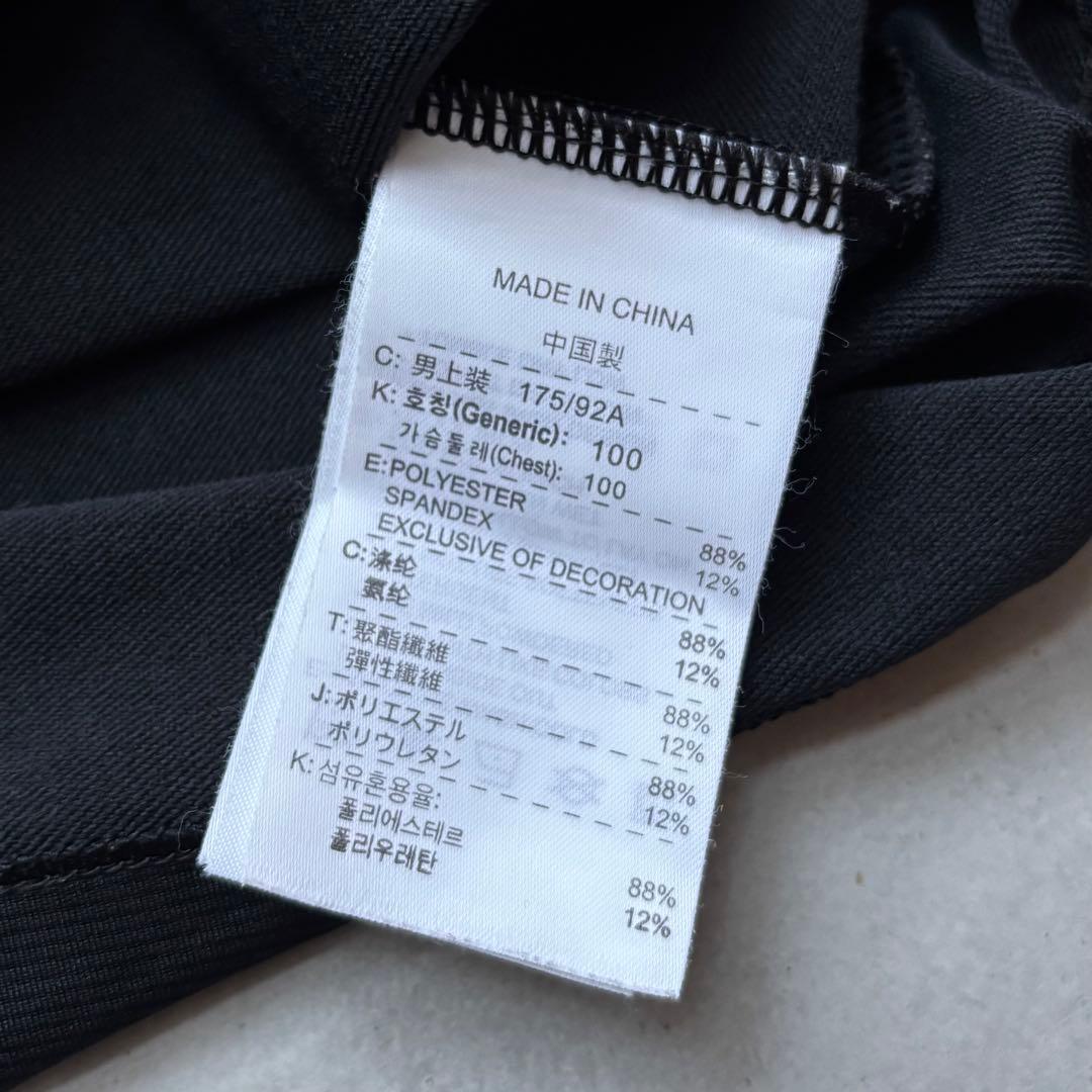 【美品】NIKE GOLF ナイキゴルフ モックネック長袖シャツ ロゴ 黒 L