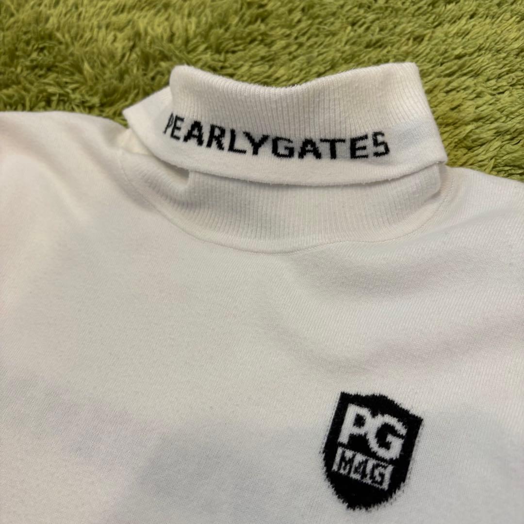 パーリーゲイツ PEARLYGATES ニットセーター ホワイト サイズ1 M