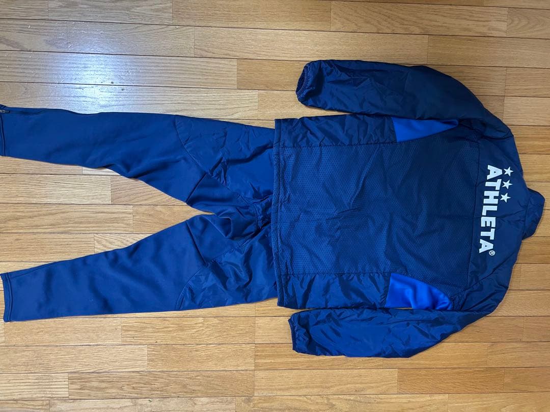 ATHLETA アスレタ　中綿ジャージ　ウォーマー　上M 下S