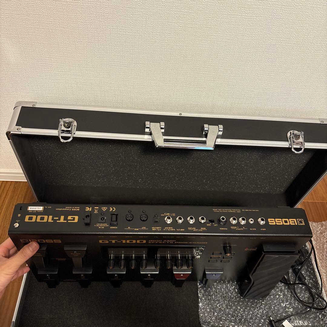 BOSS GT-100 アダプター　ハードケース