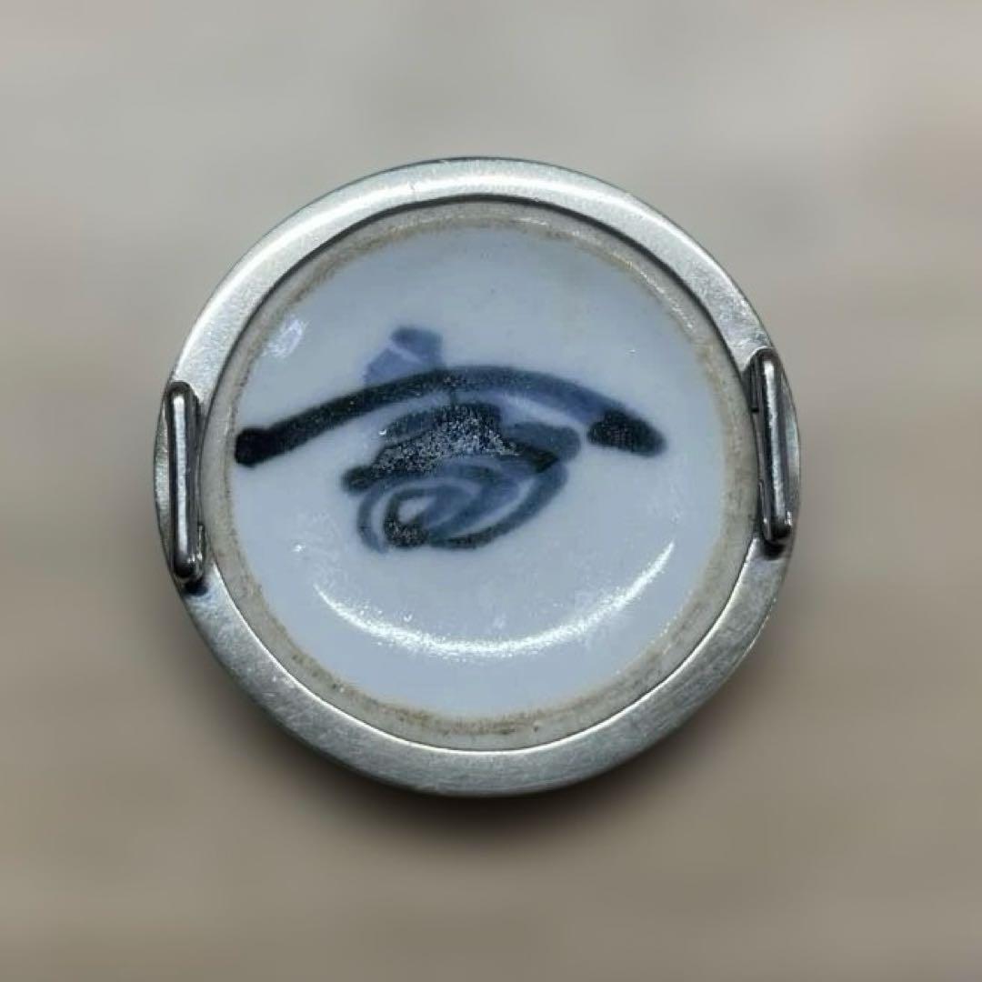 富本憲吉　色絵帯留　合箱