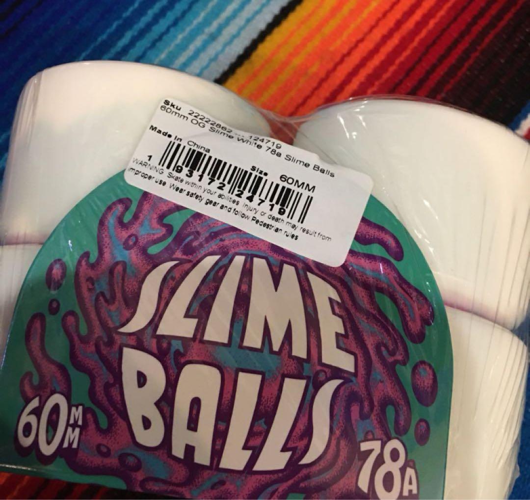SLIMEBALLS スライムボール　60m78a ホワイト