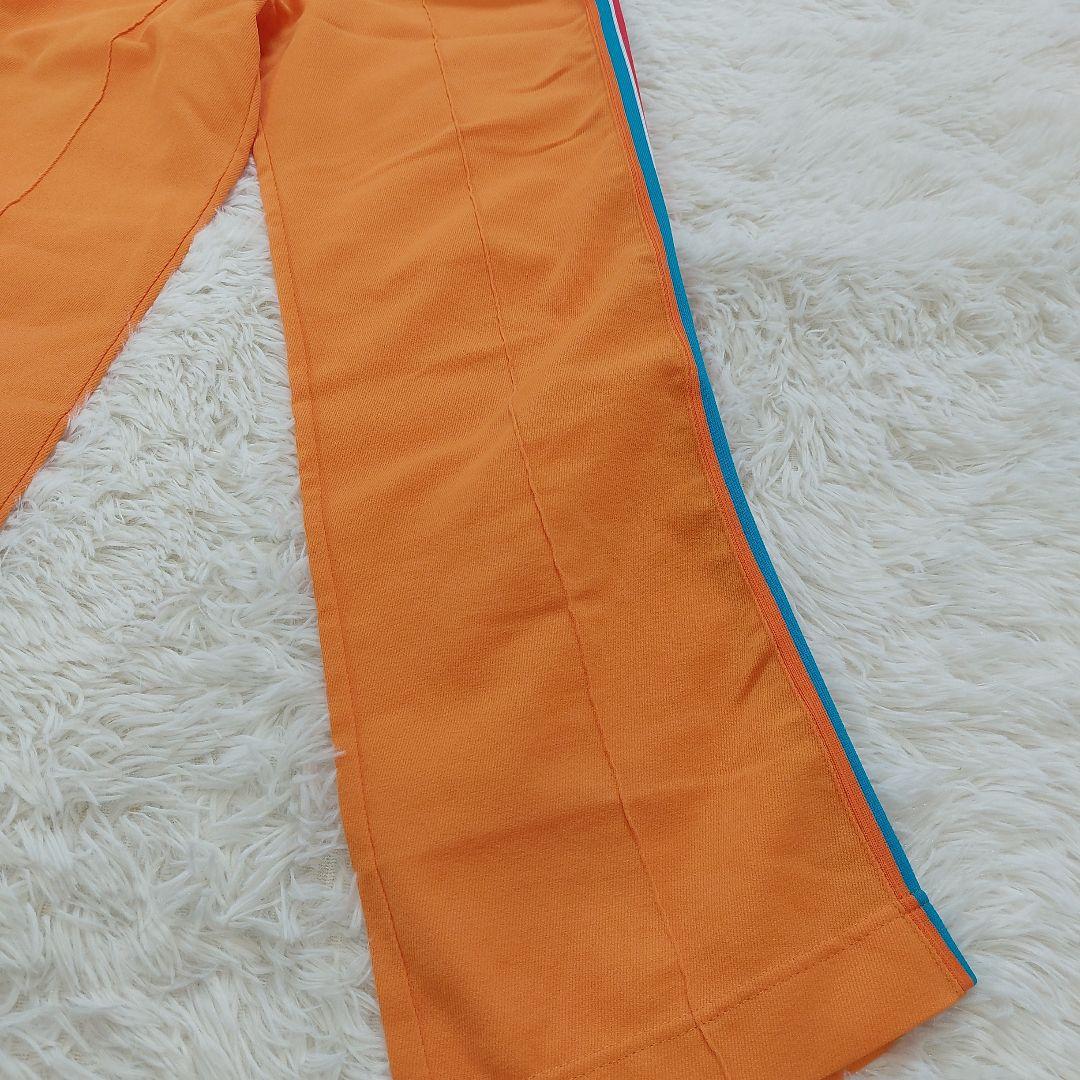 【希少】70s-80s 美津濃 MIZUNO トラックパンツ Mロゴ オレンジ