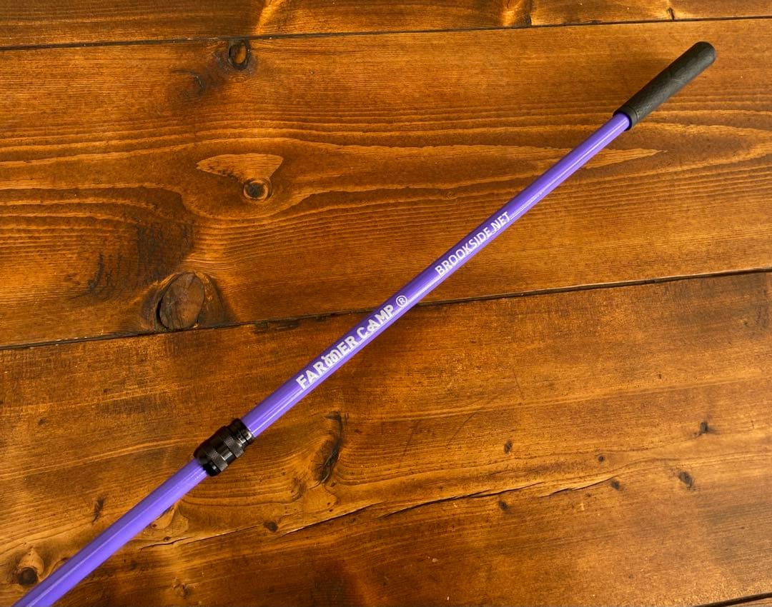 タナゴ釣りセット　パープル　1.8m 小物釣り　タナゴ竿　タモ網　収納box