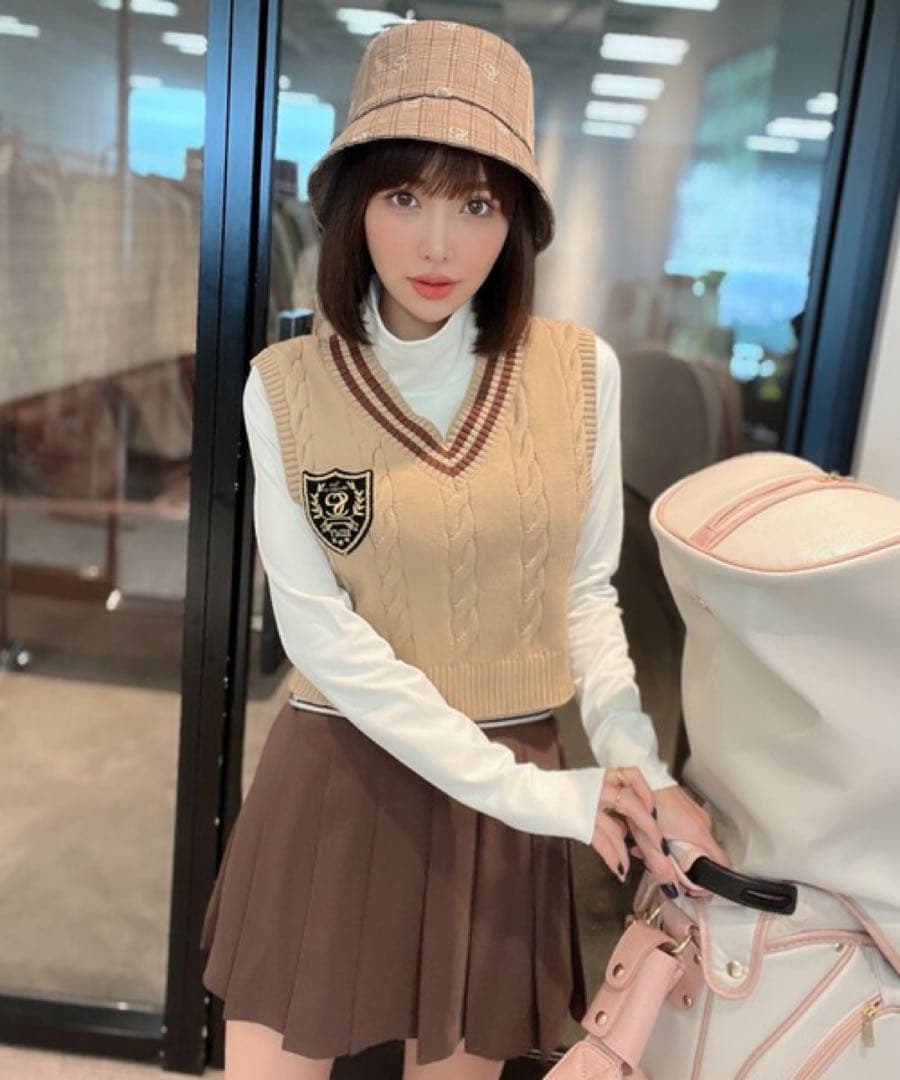 EIMY GOLF チルデンニットベスト eimy istoire エイミー