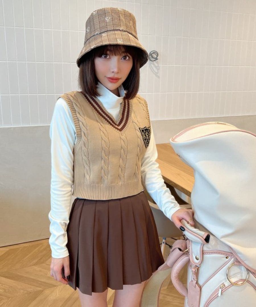 EIMY GOLF チルデンニットベスト eimy istoire エイミー