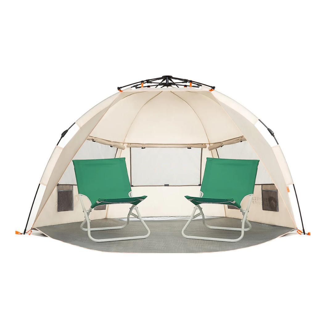 【2時間使用！希少】●EASTHILLS OUTDOOR●ワンタッチビーチテント