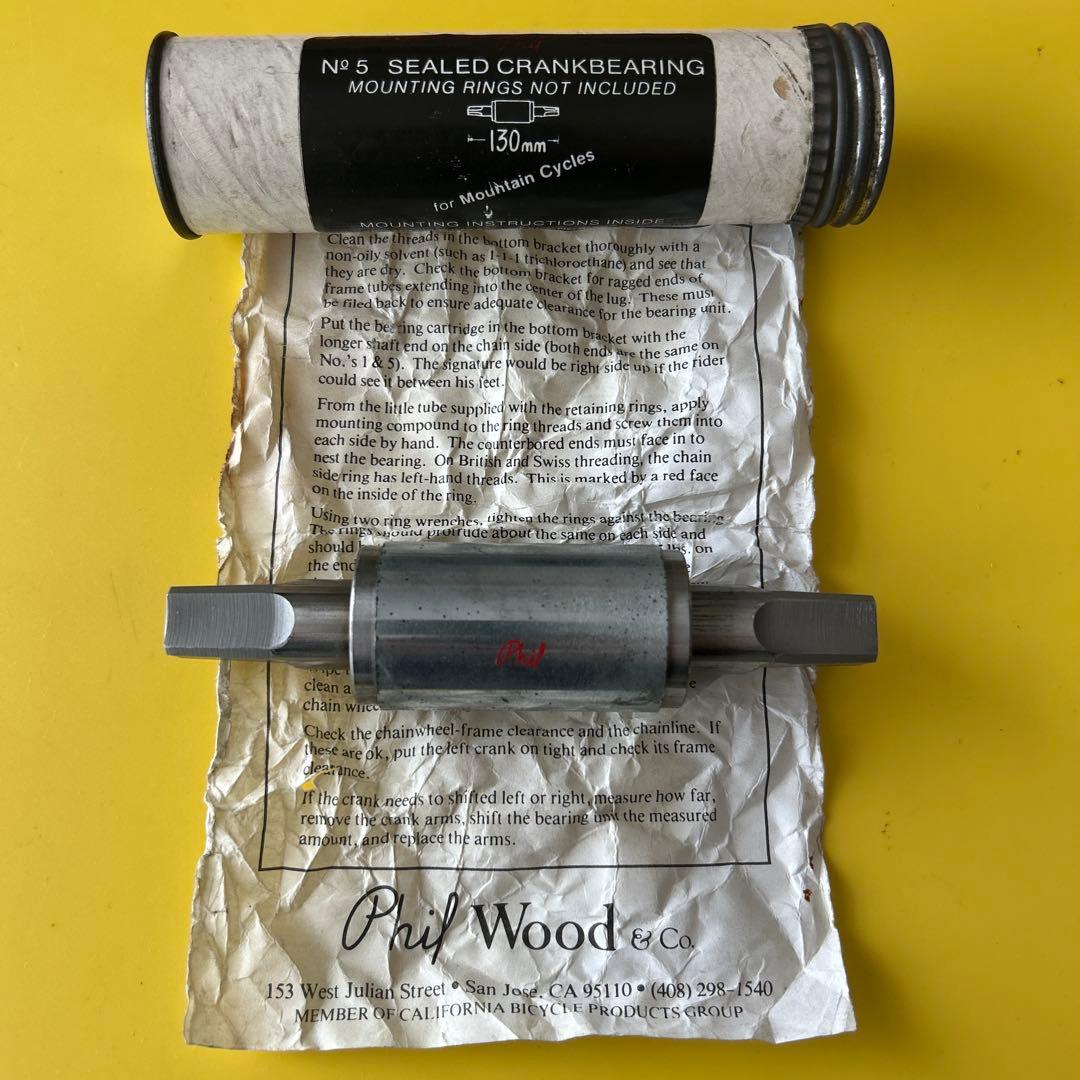 パーツ Phil Wood SEALED CRANKBEARING 130mm