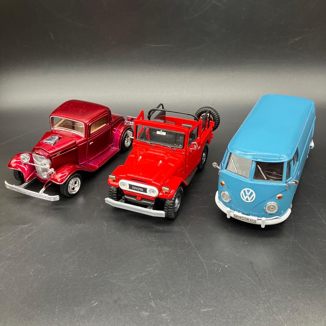 ミニカー Toyota FJ40 Volkswagen Van Ford Coupe