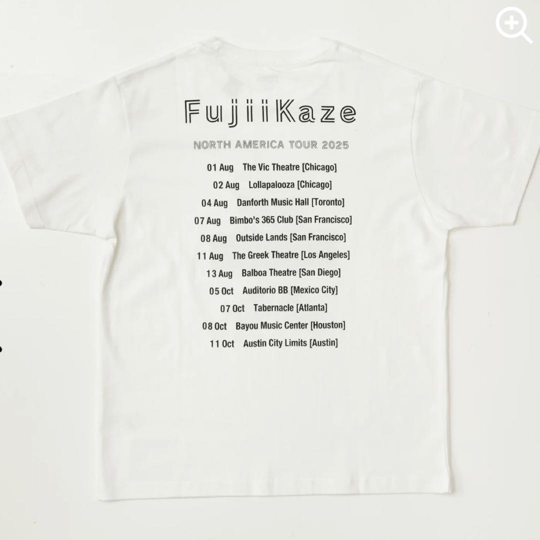 藤井風　ドリンクTシャツ (White)