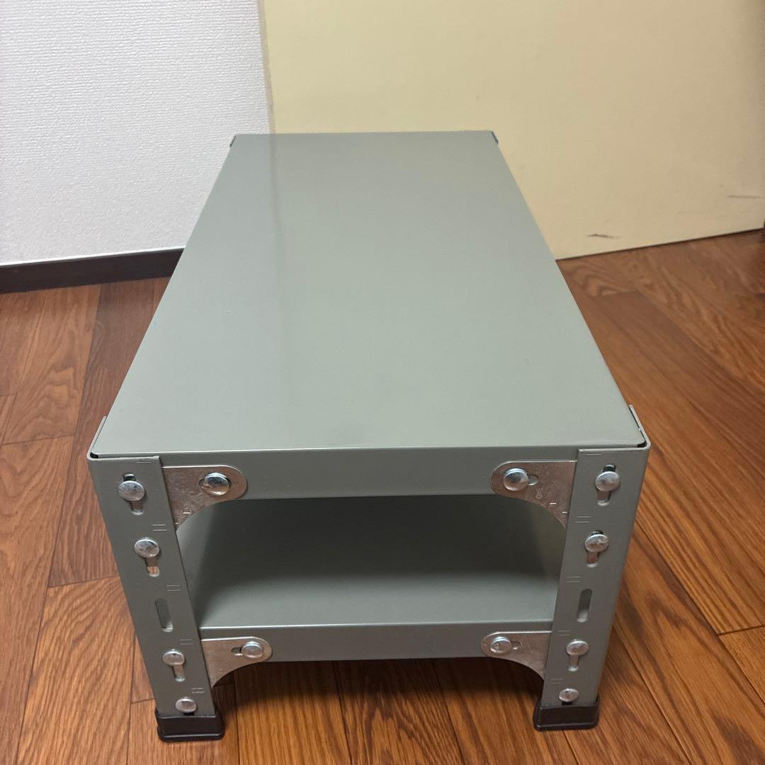 D&DEPARTMENT 工業用スチールシェルフ　グレー　テレビ台