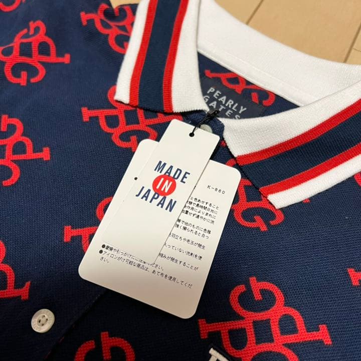 新品未使用　パーリーゲイツ モノグラム ポロシャツ