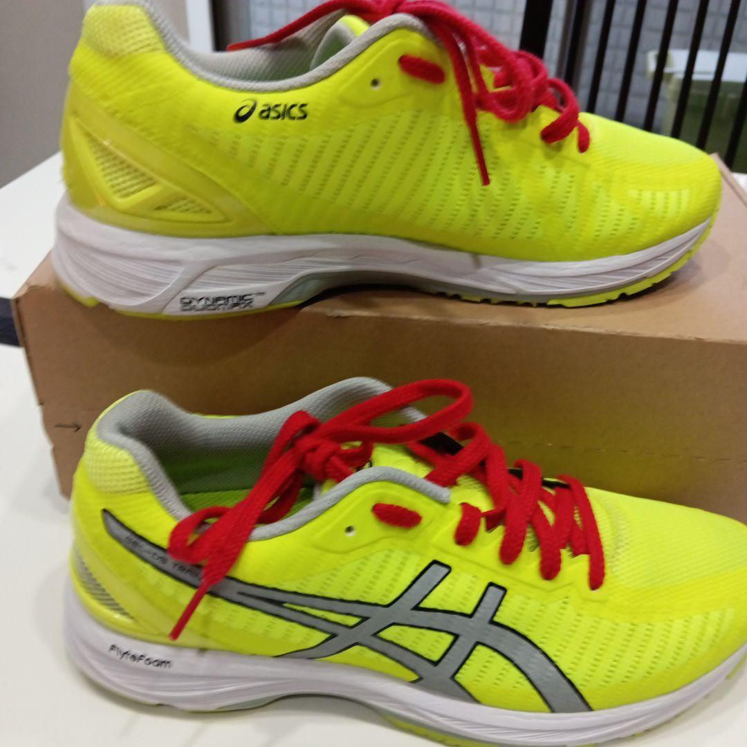 asics 蛍光イエロー スパイクシューズ25.5サイズ