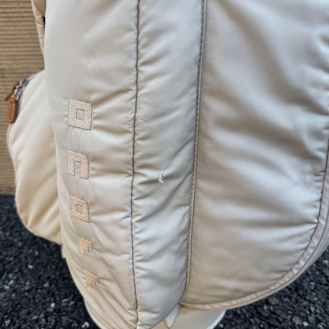 【おまけ付き】ONOFF(オノフ) キャディーバッグ レディース　ベージュ