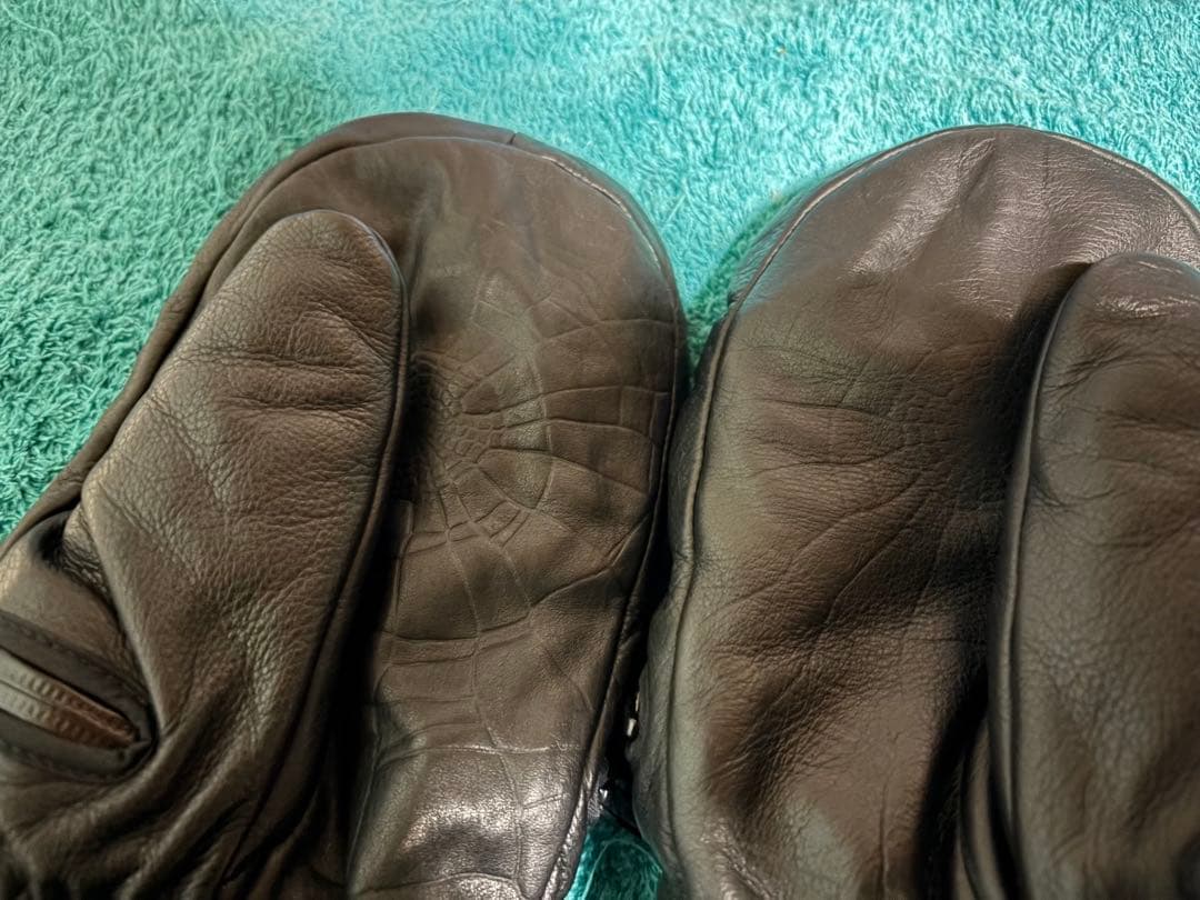 スキー・スノーボードアクセサリー DEATHGRIP Ghoul MITTEN Leather L black