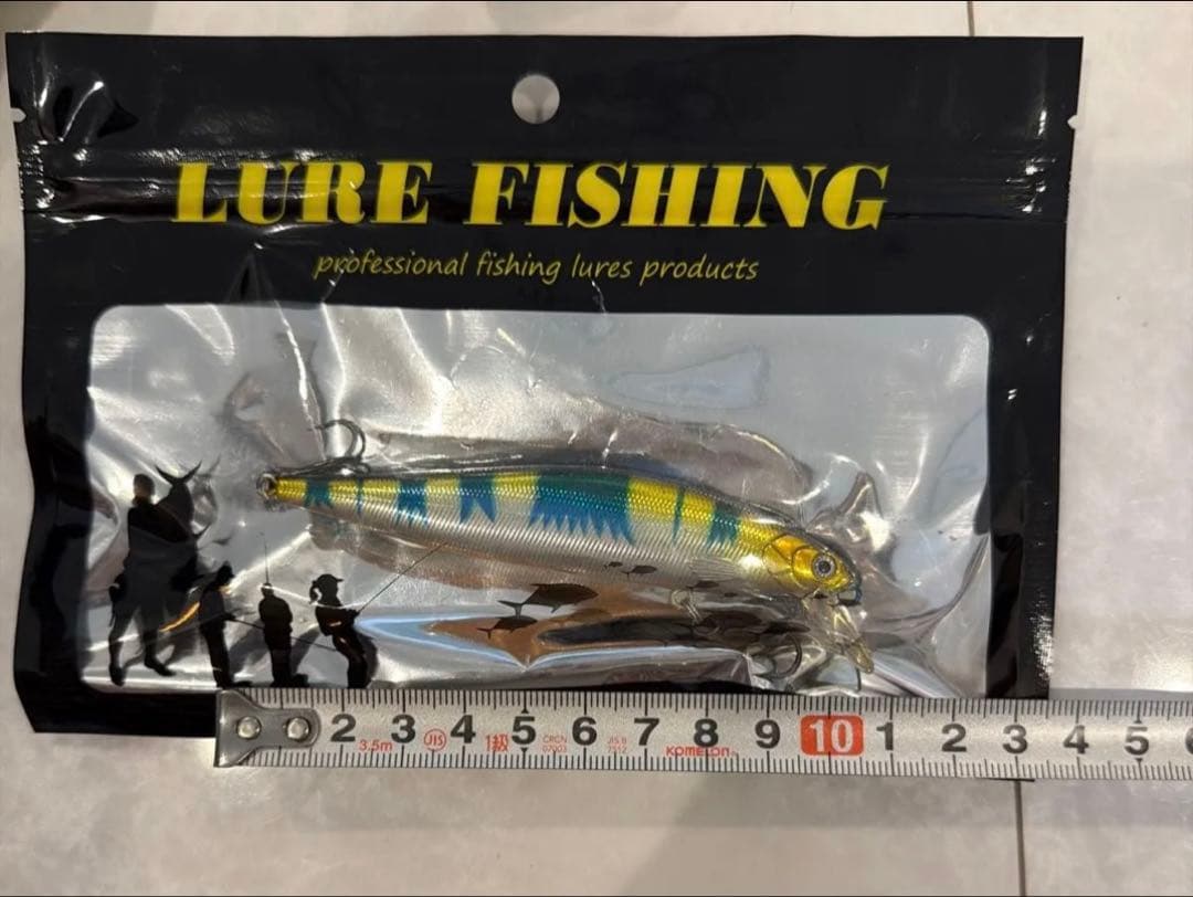 LURE FISHING ミノー 9個セット 約10cm