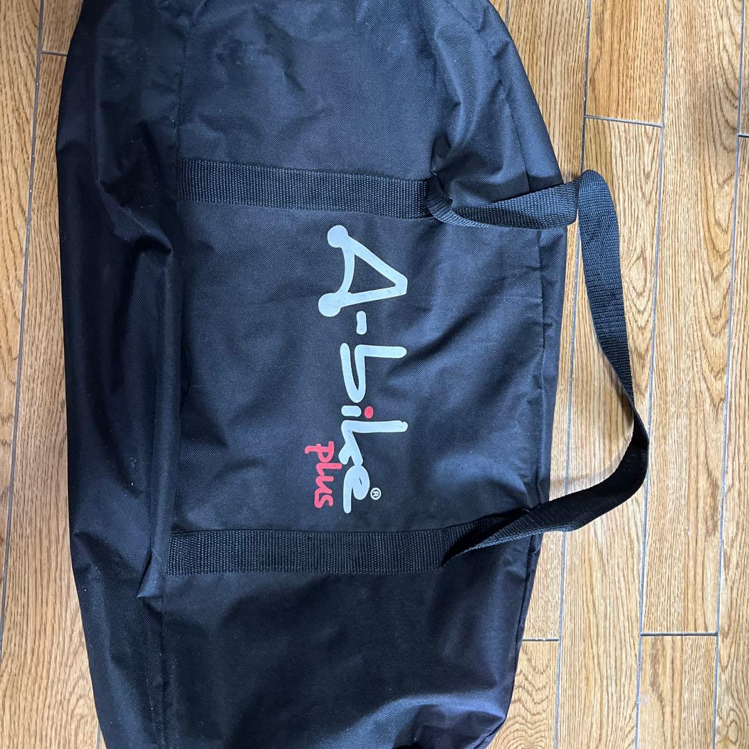 A-bike plus折りたたみ自転車 シルバー/レッド