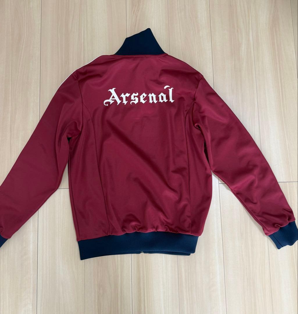 新品、上タグ付き　希少XL adidasアーセナルトラックジャケット エンジ紺
