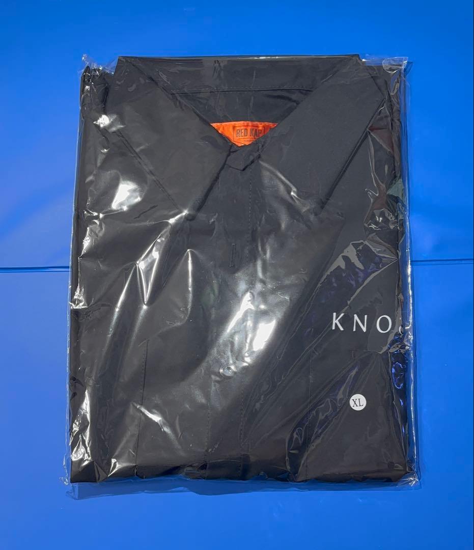 【新品未使用】 knosis ワークシシャツ ブラック XL