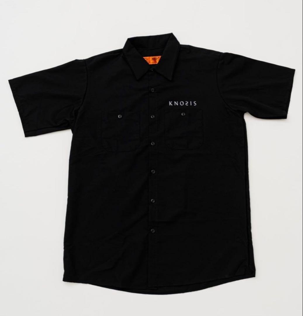 【新品未使用】 knosis ワークシシャツ ブラック XL