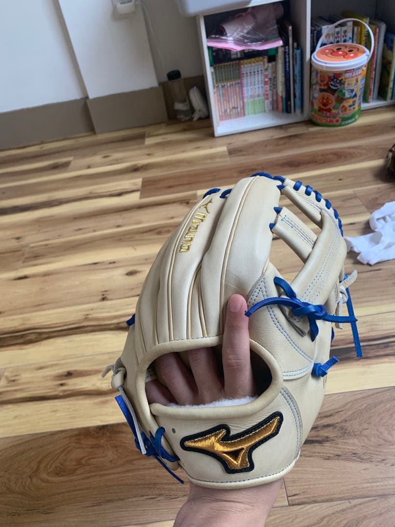 MizunoPro軟式右投げ用グローブ ベージュグラブケース付き値段交渉受付ます