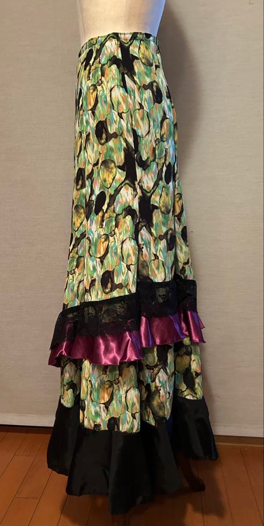 ハンドメイド中古美品＊フラメンコファルダ